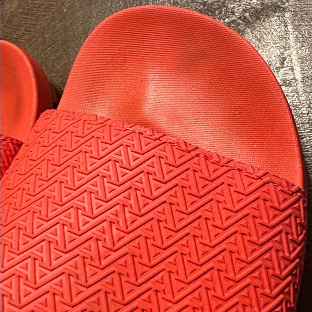 Aldo Fiery Red Orange Slides